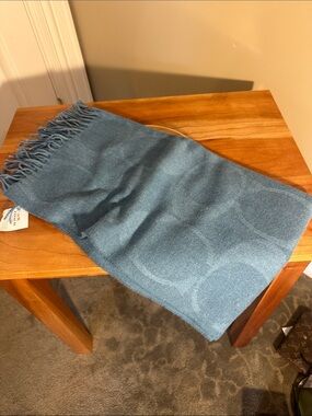 Coach Wool/Silk/Angora/Cashmere scarf. New with tags.